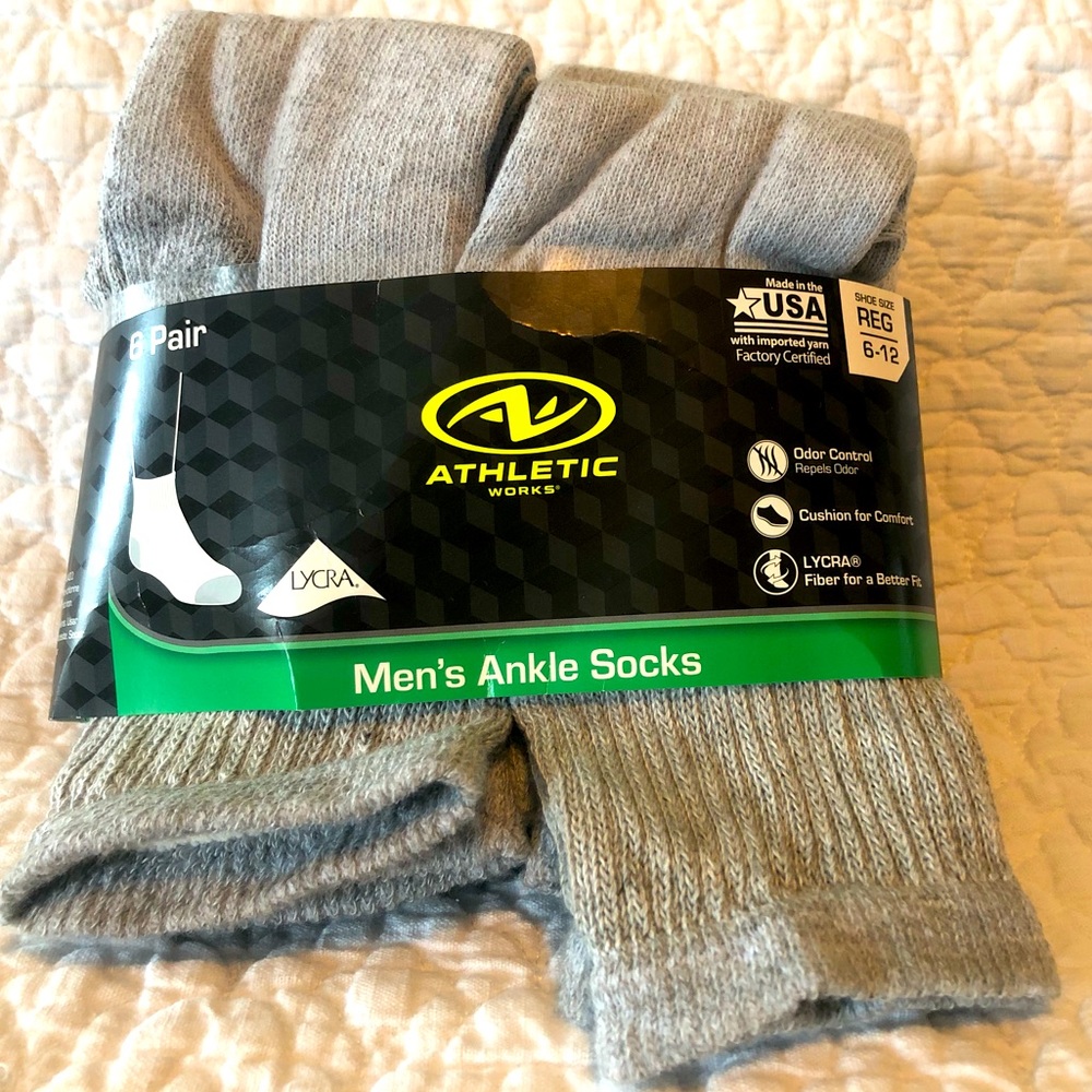 Men’s Ankle Socks - Athletic Works - NWT